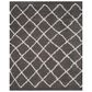 Safavieh Dallas Shag SGD258A-10 10" x 14" Dark Grey/Ivory Area Rug, , large