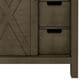 Lexora Home Marsyas 30" Single Bathroom Vanity in Rustic Brown with White Quartz Top and Rectangular Sink, , large