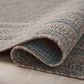 Amber Lewis x Loloi Topanga 3"11" x 5"11" Natural and Teal Indoor/Outdoor Area Rug, , large