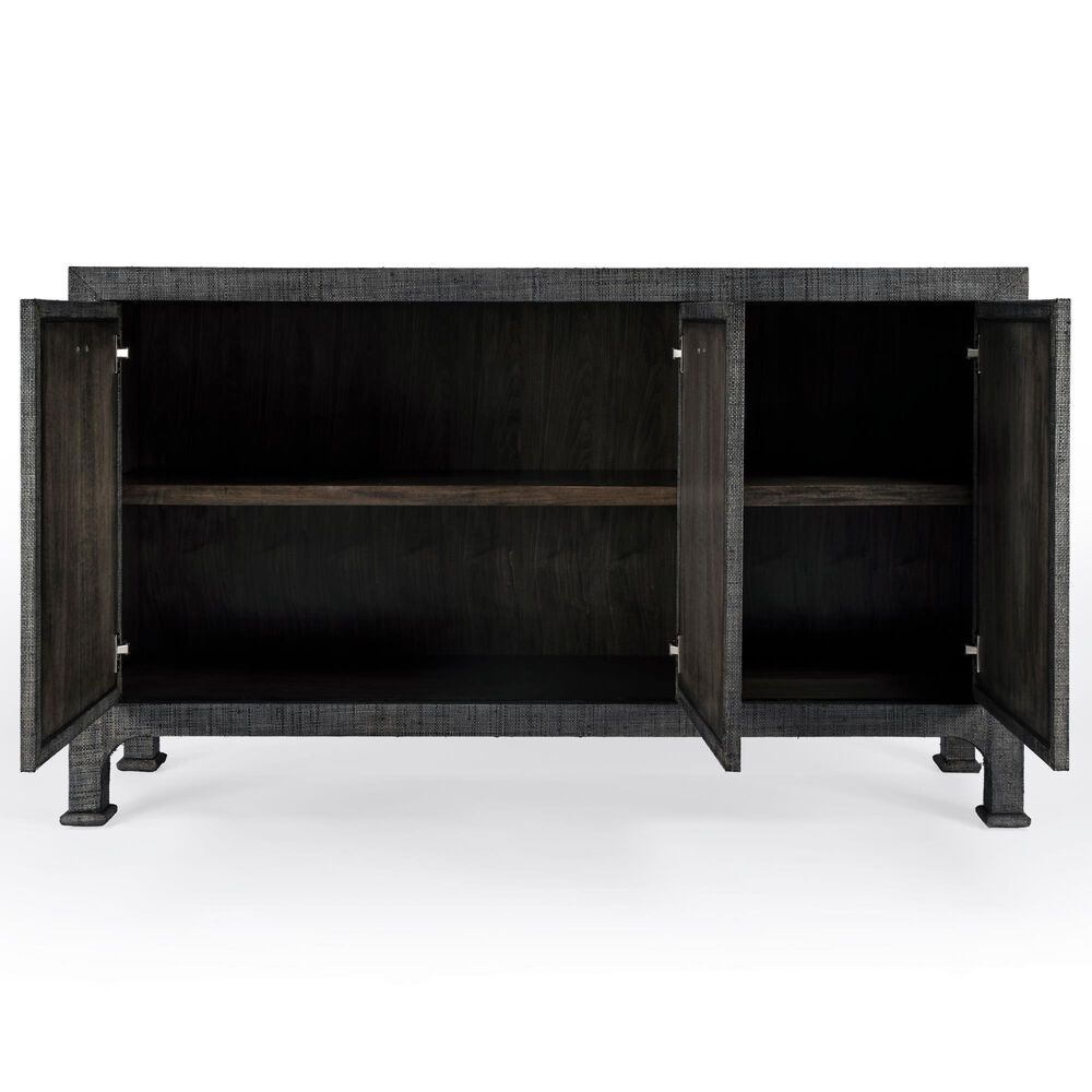 Butler Chatham Sideboard in Charcoal Raffia, , large