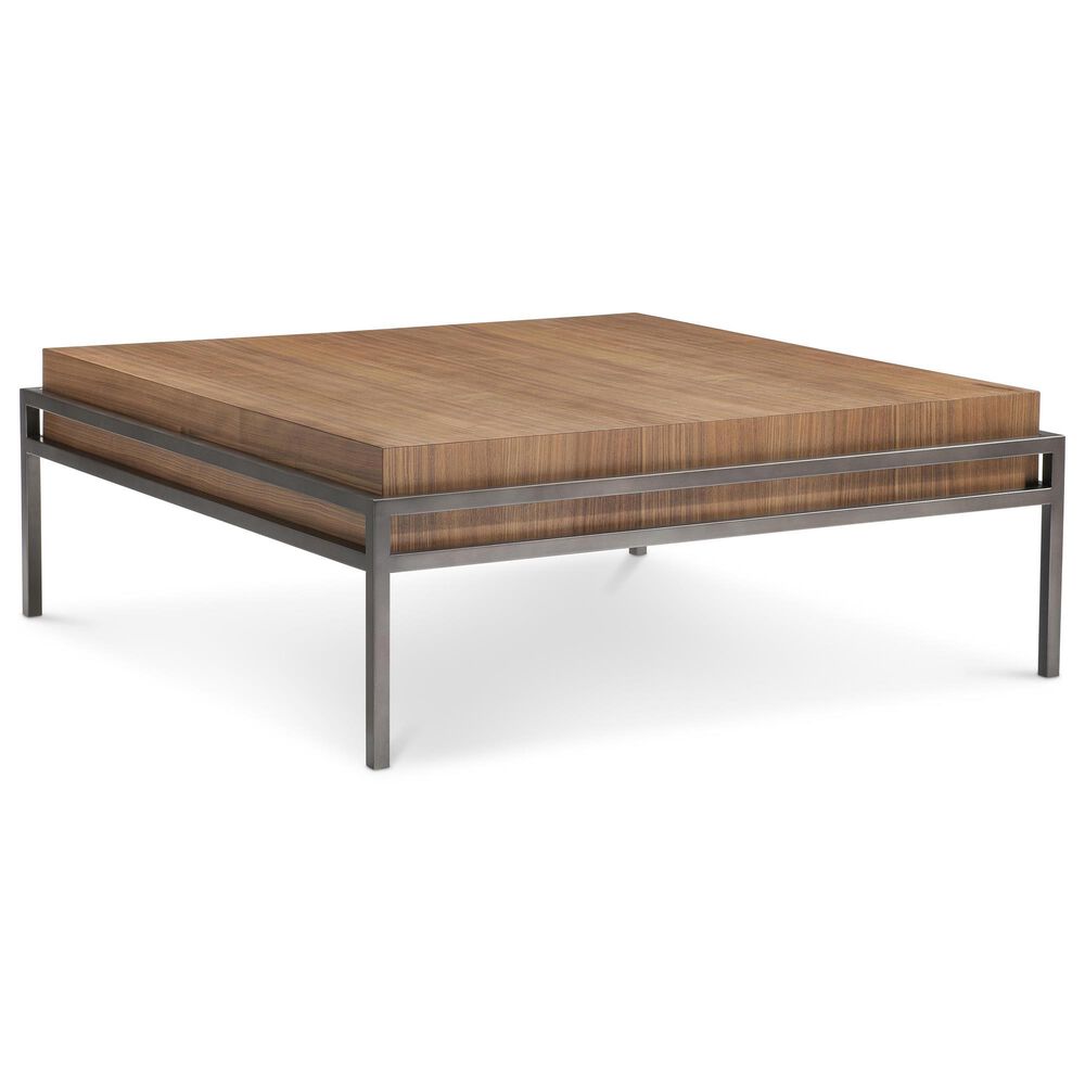 Bernhardt Collins Cocktail Table in Nocino and Black Oxide, , large
