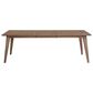 Hawthorne Furniture Oslo 6-Piece Rectangular Dining Set with 24" Leaf in Weathered Chestnut, , large