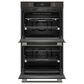 KitchenAid 2-Piece Kitchen Package with Black Ore 30" Smart Double Wall Oven and Black 30" Induction Cooktop, , large