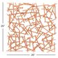Maple and Jade 20" x 20" Wall Decor in Copper (Set of 2), , large