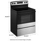 Amana 30" Electric Range with Extra-Large Oven Window in Stainless Steel, , large