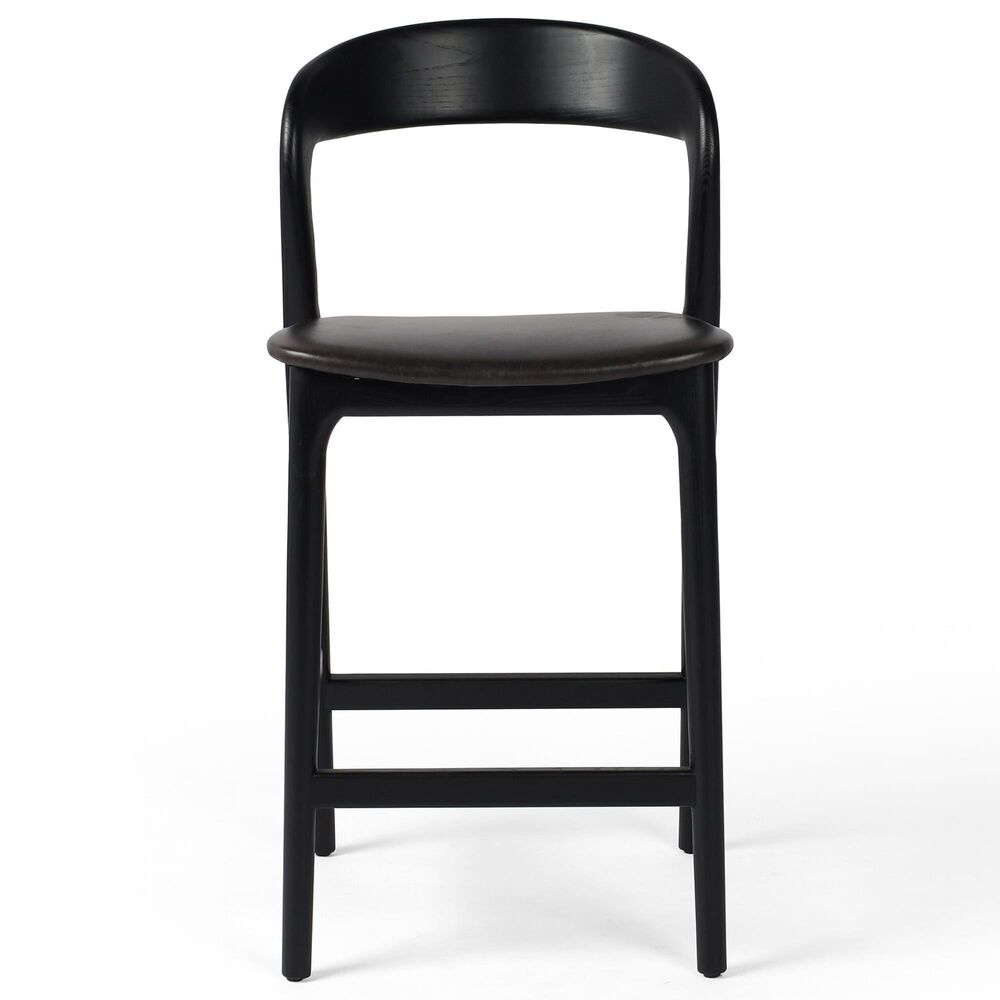 Four Hands Amare Counter Stool in Black, , large