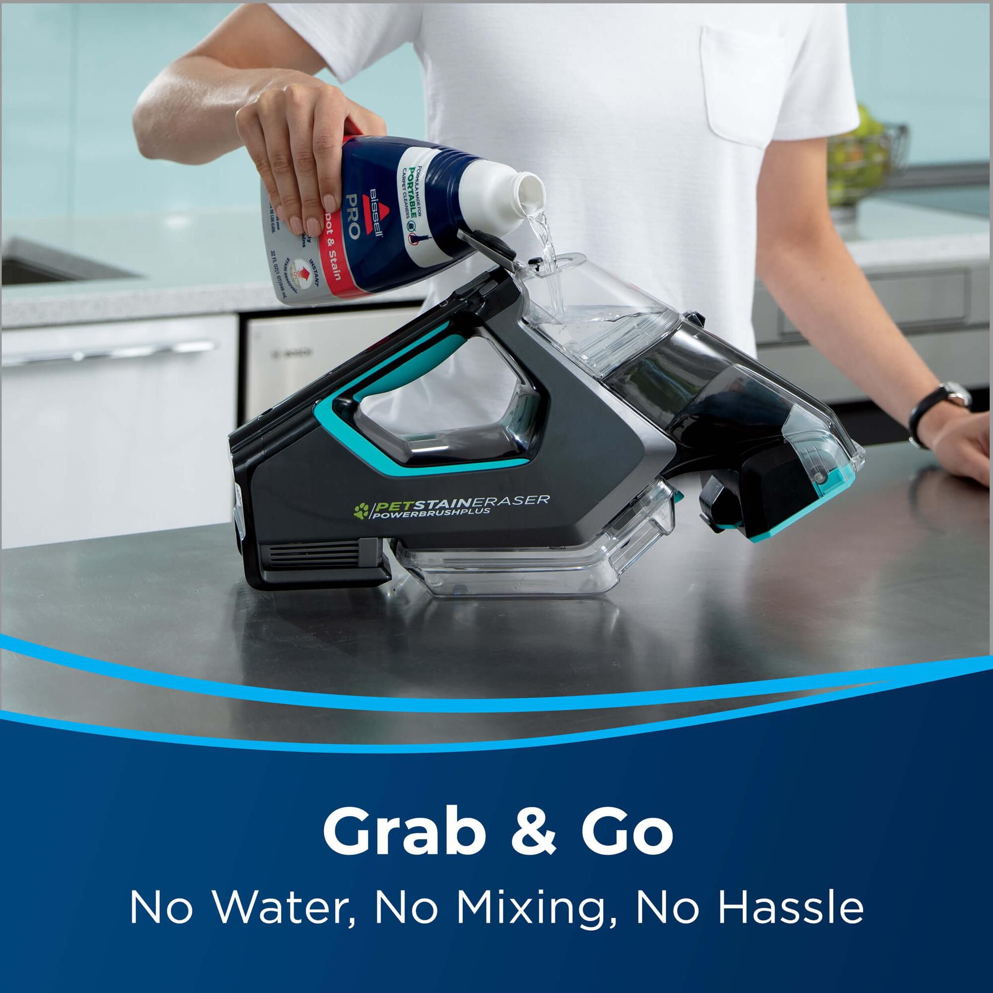 bissell pet stain eraser power button not working