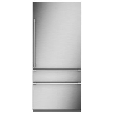 Monogram 20.1 Cu. Ft. Integrated Built-In Bottom Freezer Refrigerator with Left Hinge in Panel Ready, , large