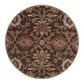 Surya Caesar CAE-1051 4" Round Brown, Orange and Olive Area Rug, , large