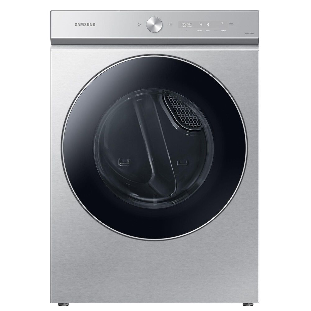 Samsung Gas Dryer with Steam in Silver Steel, , large