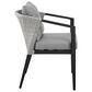 Blue River Aileen 7-Piece Patio Dining Table Set in Black and Grey, , large