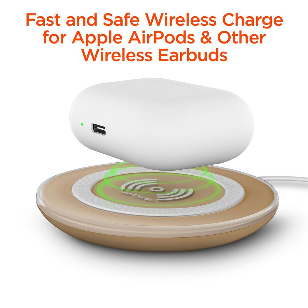 Hypercel ChargePad Pro 15W Wireless Fast Charger in Gold, , large