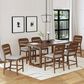 Mayberry Hill Glinda 7-Piece Counter Height Dining Set in Brown, , large