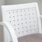 Linon Home Decor Samantha Woven Arm Chair in White, , large