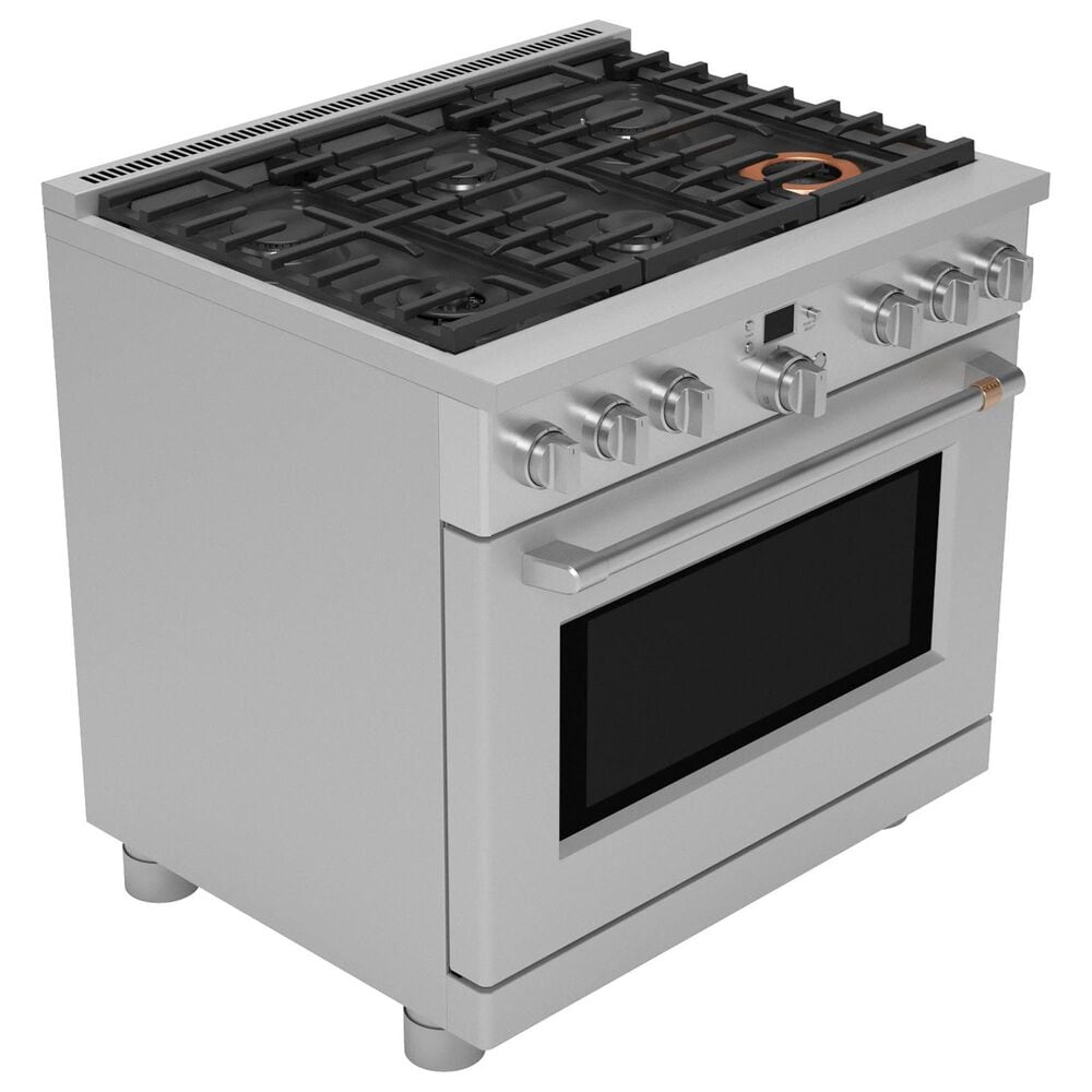 Cafe 6.2 Cu. Ft. Freestanding Natural Gas Range in Stainless Steel and Brushed Stainless, , large