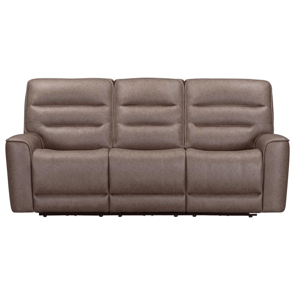 Simeon Collection Lawson Power Reclining Zero Gravity Sofa with Drop Down Table in Sydney Brunette, , large