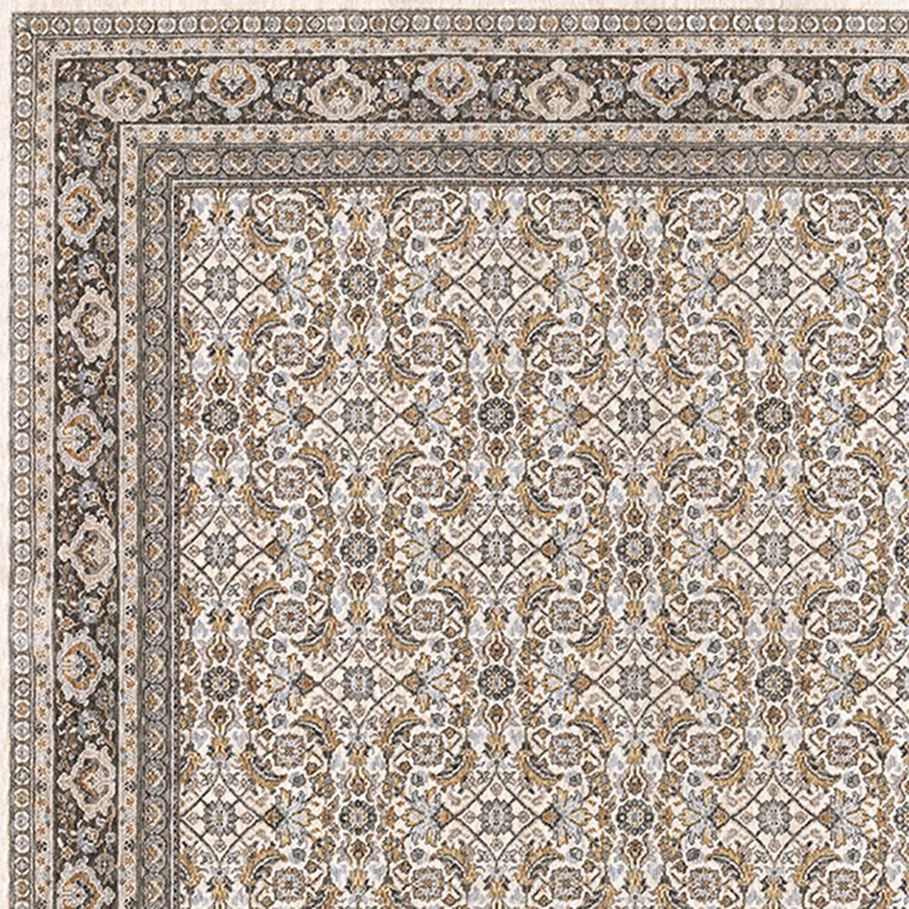 Oriental Weavers Maharaja Belita 2061N 2&#39;3&quot; x 7&#39;6&quot; Ivory and Grey Scatter Rug, , large