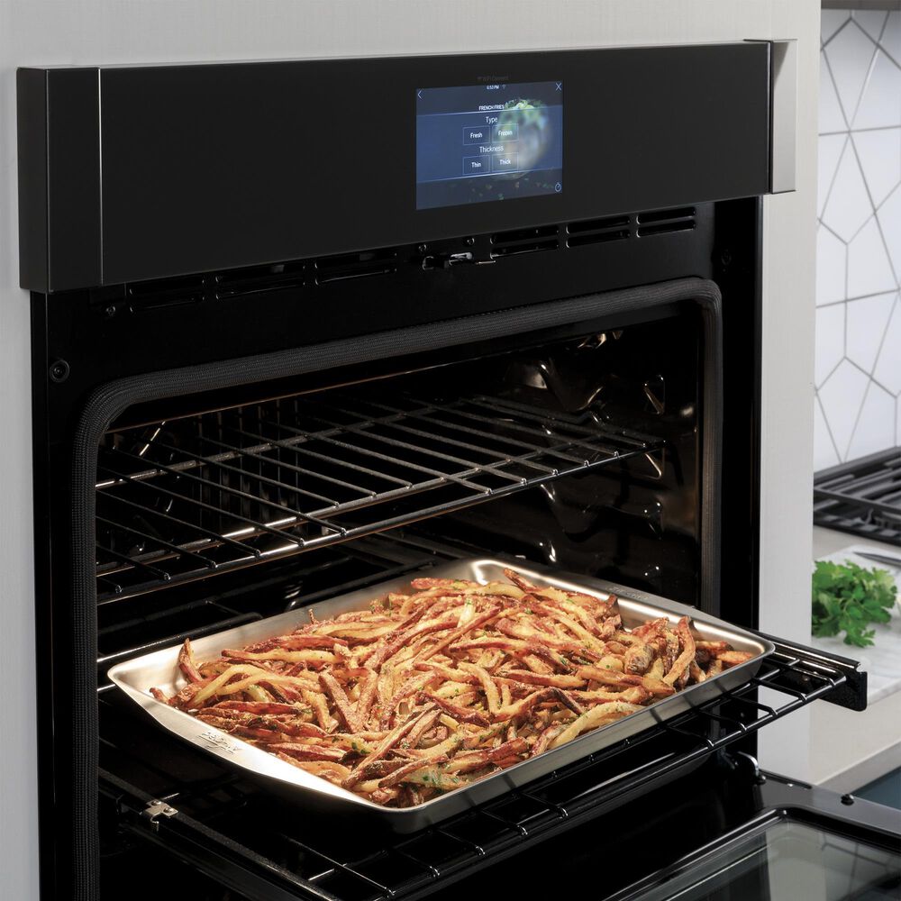 GE Profile 2-Piece Kitchen Package with Stainless Steel 30" Smart Built-In Double Wall Oven and Black 36" Energy Star Induction Cooktop, , large