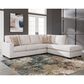 Ashley Aviemore 2-Piece Sectional with Right-Facing Chaise in Stone, , large