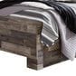 Ashley Derekson Twin Panel Bed with 2 Storage Drawers in Multi Gray, , large