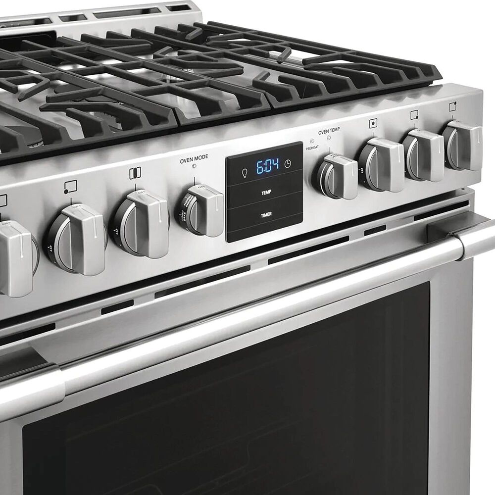 Frigidaire 30" Front Control Gas Range with Air Fry in Stainless Steel