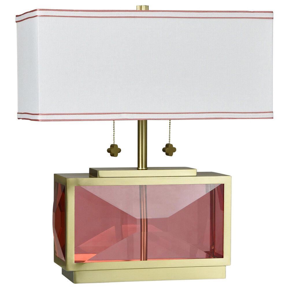 Flair Industries Celeste Table Lamp in Blush Gold, , large