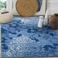Safavieh Adirondack ADR114F-24 2"6" x 4" Light Blue/Dark Blue Door Mat, , large
