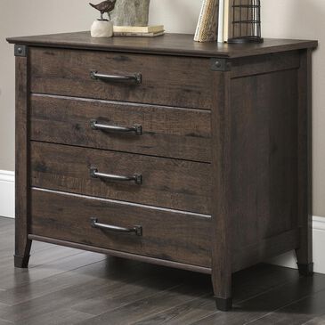 Sauder Carson Forge Lateral File in Coffee Oak, , large