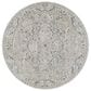 Surya Brunswick 6"7" Round Deep Teal, Dusty Sage, Medium Gray, Light Beige and Taupe Area Rug, , large