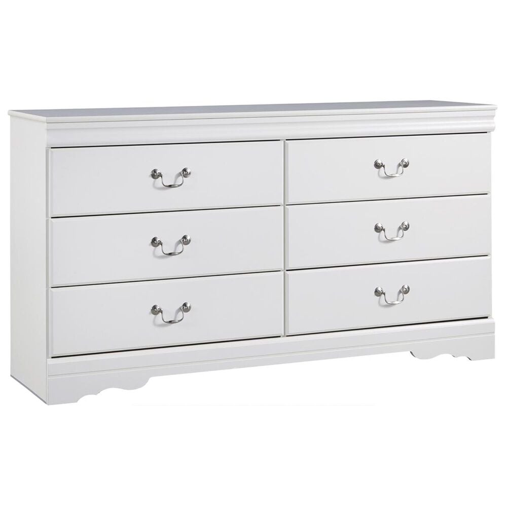 Ashley Anarasia 6 Drawer Dresser in White, , large