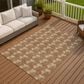 Dalyn Rug Company Soft Essentials Chevron Paprika 9" x 12" Area Rug, , large