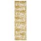 Oriental Weavers Galileo GAL10 Gold and Ivory 2"3" x 7"6" Runner, , large