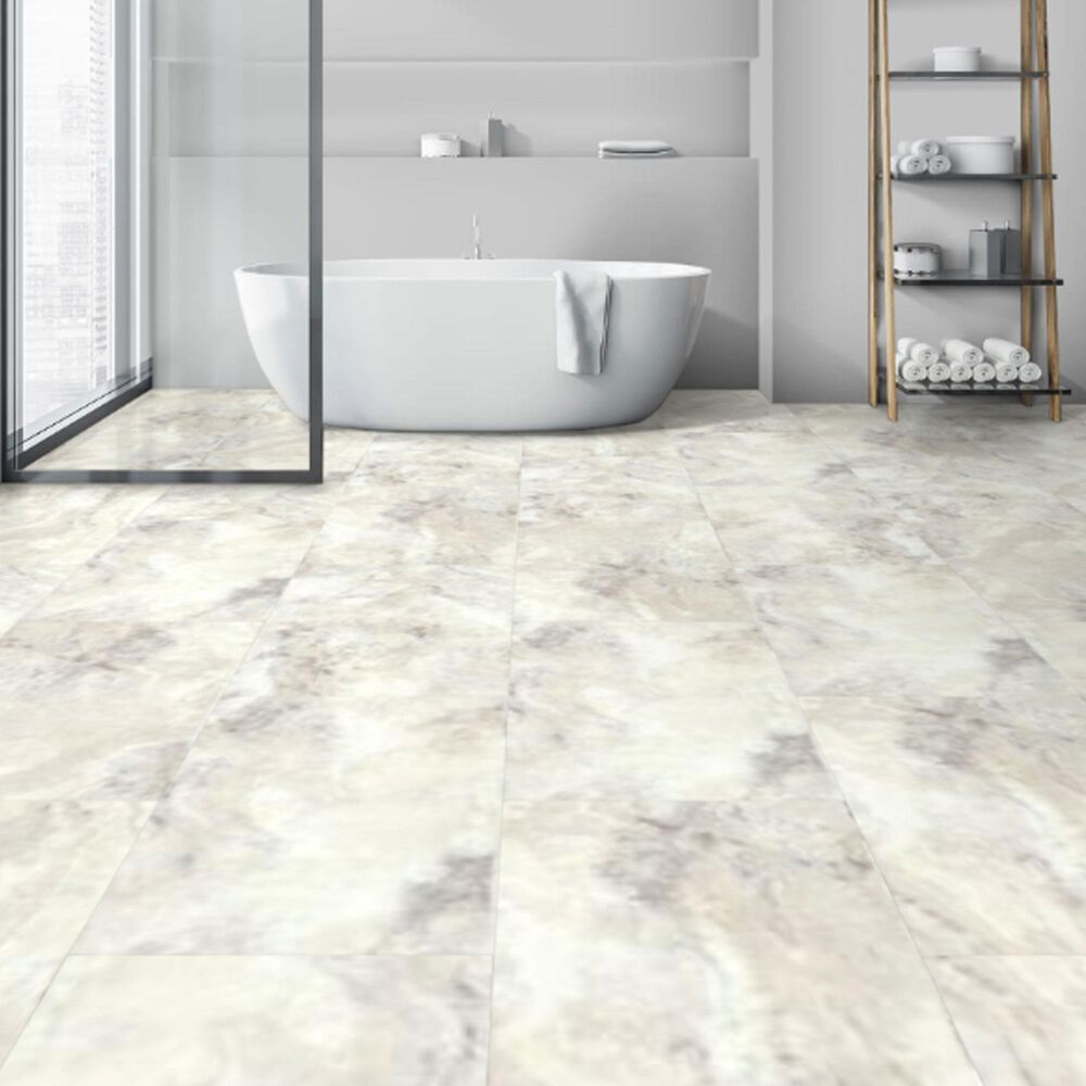 Tru-Cor PBE Tile Travertine Blanco 16&quot; x 32&quot; Luxury Vinyl Tile, , large
