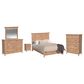 Hawthorne Furniture San Mateo 5-Piece Queen Panel Bedroom Set in Wheat, , large