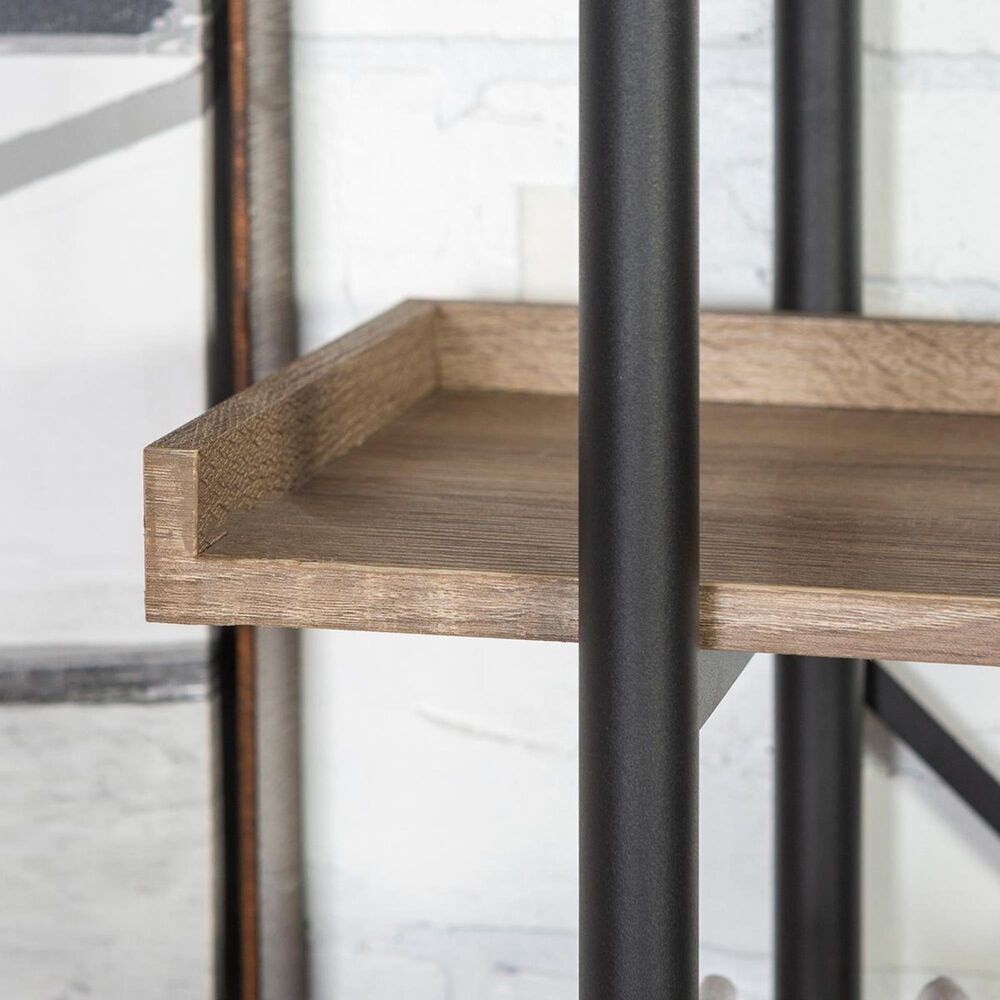 Walker Edison Urban Pipe 68" Bookcase in Driftwood Shop NFM