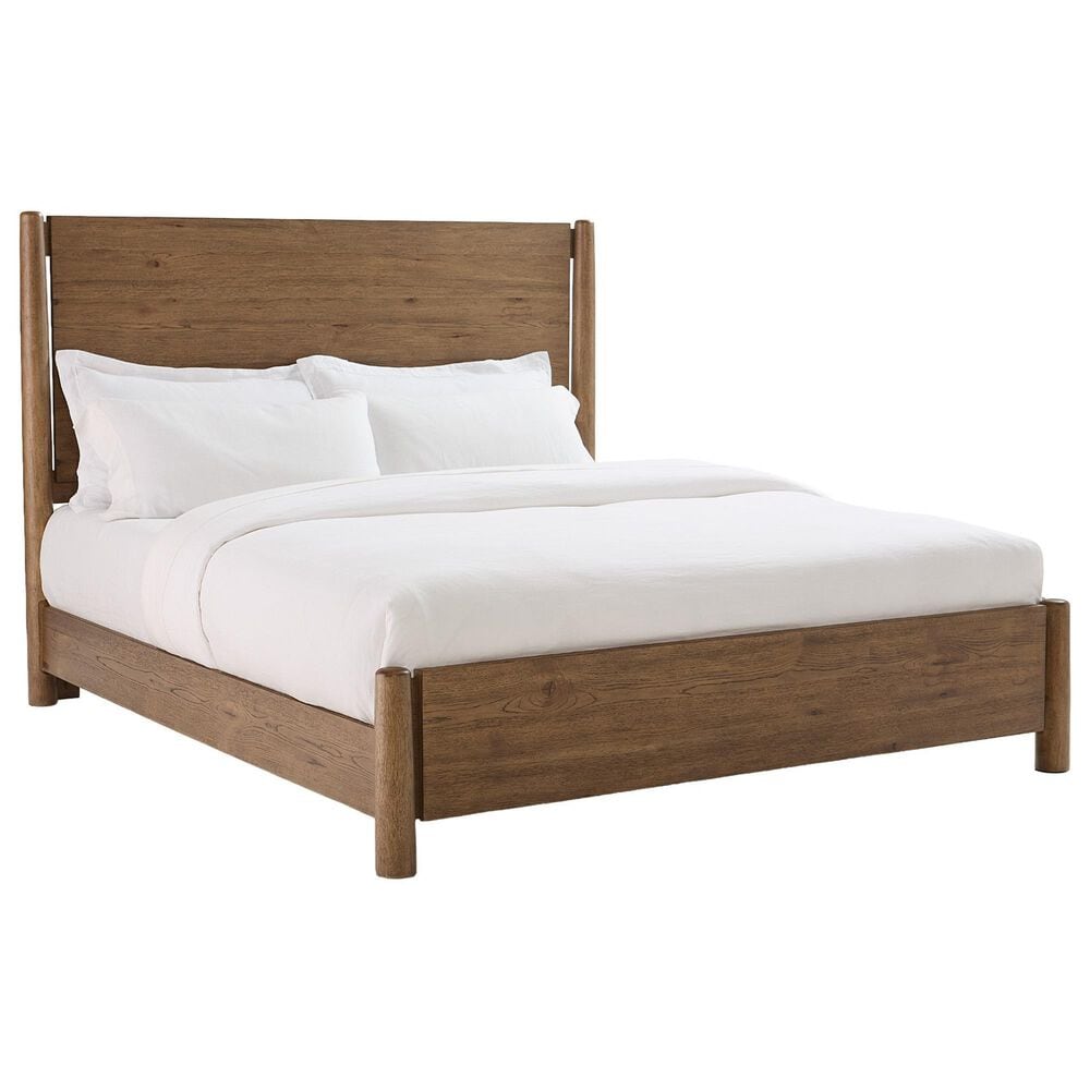 Riverside Furniture Henderson Queen Platform Bed in Toasted Pecan, , large