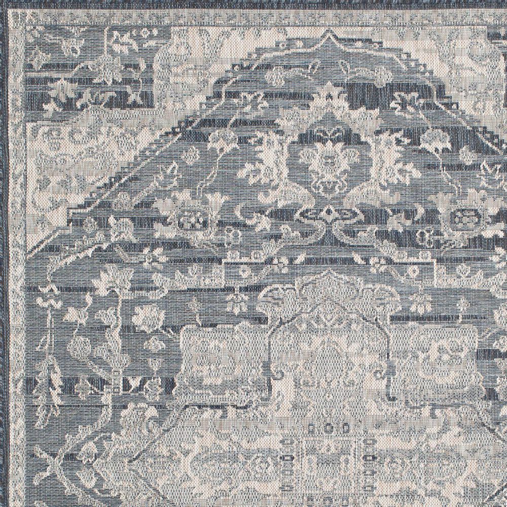 Central Oriental Melbourne Davante 5&#39; x 7&#39; Lagoon and Vanilla Area Rug, , large