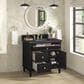 James Martin Vanities Lorelai 36" Single Vanity in Black Onyx with 3 cm Charcoal Soapstone Quartz Top, , large