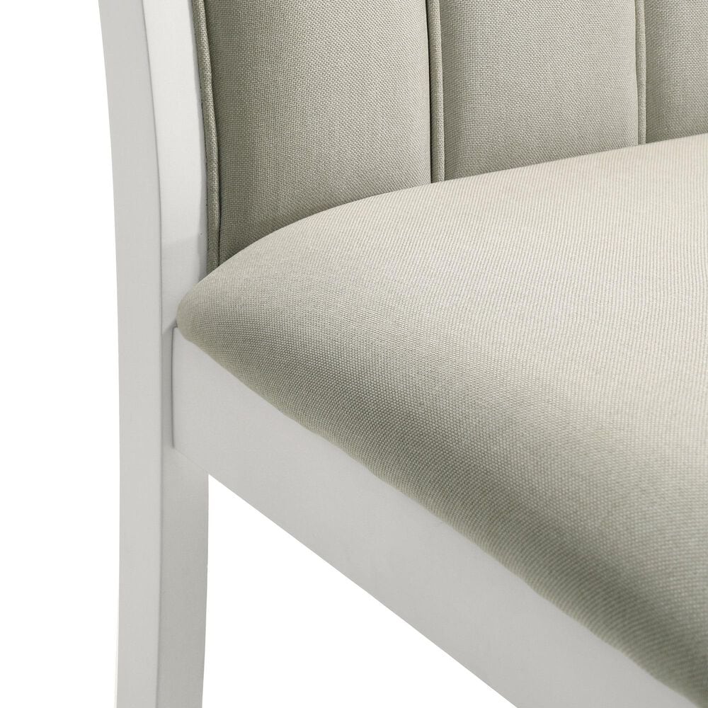 Armen Living Nolan 30" Bar Stool in Matte White, , large