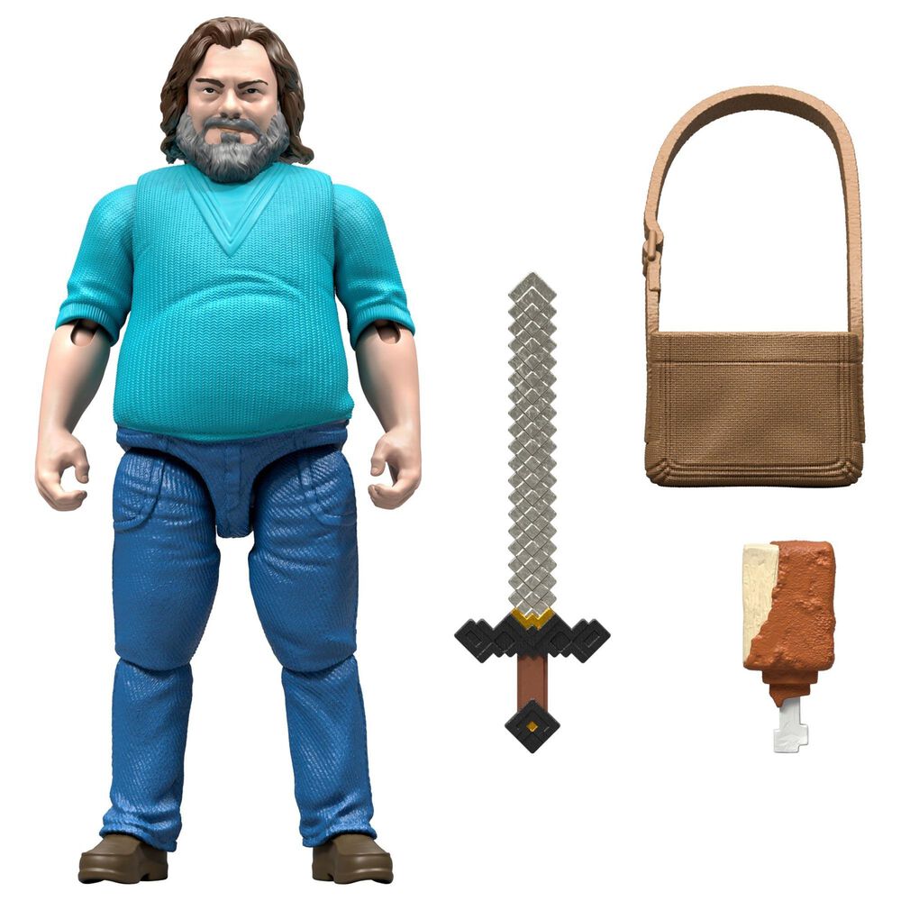 Minecraft A Minecraft Movie - 4&quot; Steve Action Figure in Multicolor, , large