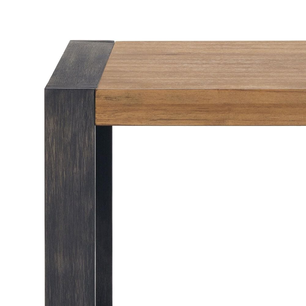 Mayberry Hill Breckenridge Square End Table in Light Oak and Black, , large