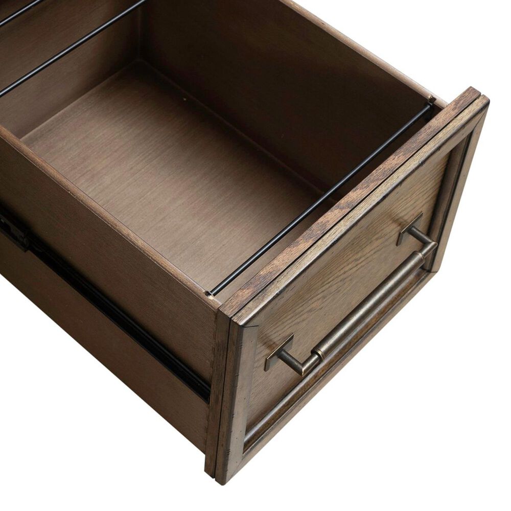 Liberty Furniture Carolina Park Junior Executive Desk in Amber Brown, , large