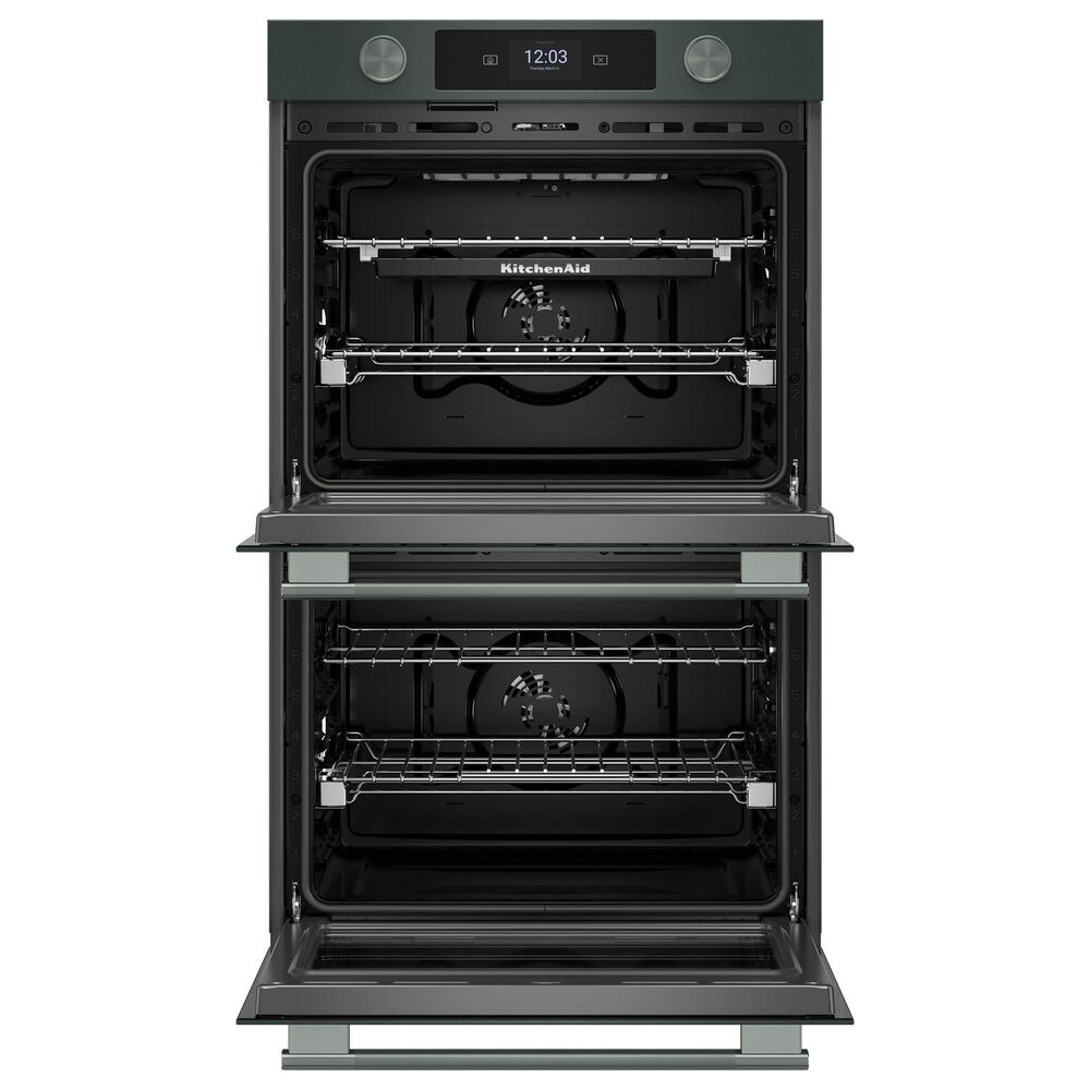 KitchenAid 2-Piece Kitchen Package with Juniper 30" Smart Double Wall Oven and Black 30" Induction Cooktop, , large