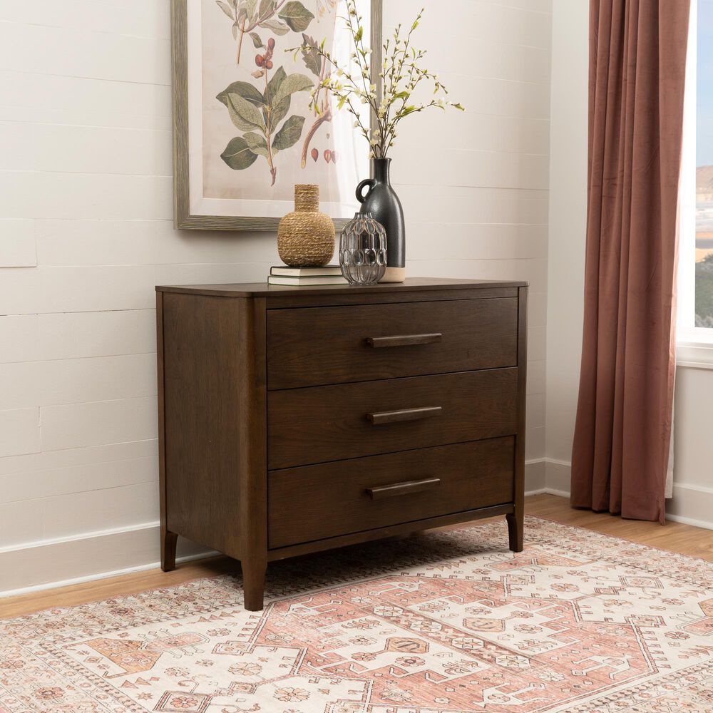 Linon Home Decor Wilcox 3-Drawer Dresser in Espresso, , large