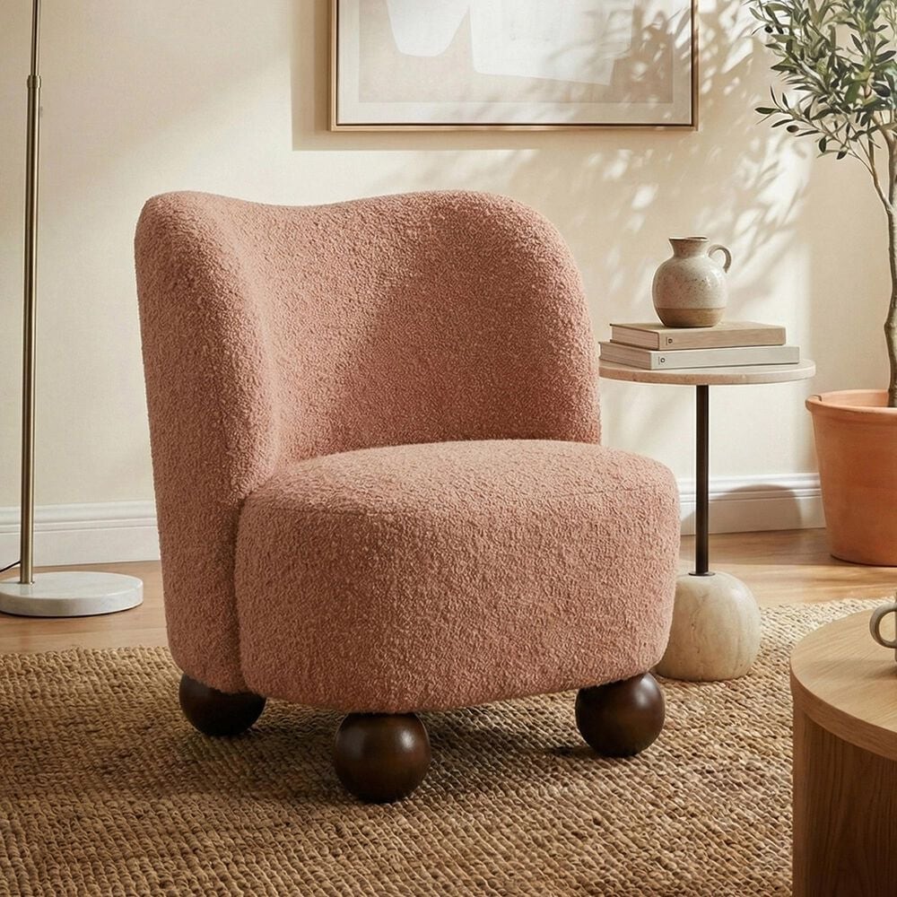Furniture of America Velra Accent Chair in Pink, , large