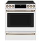 Cafe 5.7 Cu. Ft. Smart Slide-In, Front-Control, Radiant and Convection Range in Matte White, , large