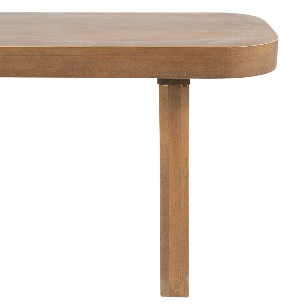 Hearth and Haven 63" Dining Bench with Flared Trouser Legs in Pine, , large