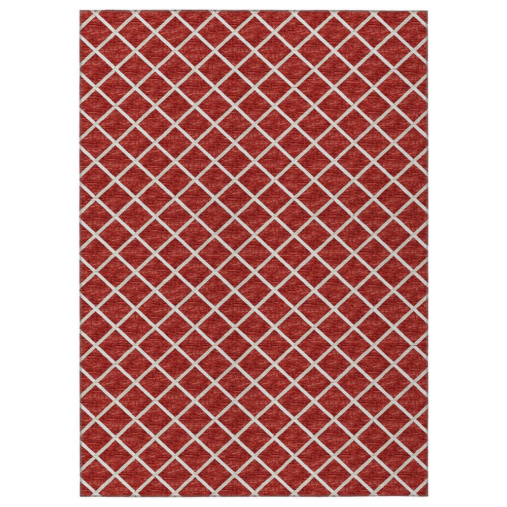 Dalyn Rug Company York 10" x 14" Red Indoor/Outdoor Area Rug, , large