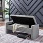 Ashley Akselman Storage Bench in Gray, , large