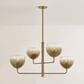 Troy Lighting August 4-Light Chandelier in Patina Brass, , large